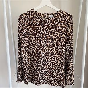 Steven Alan Silk Leopard Cindy Top